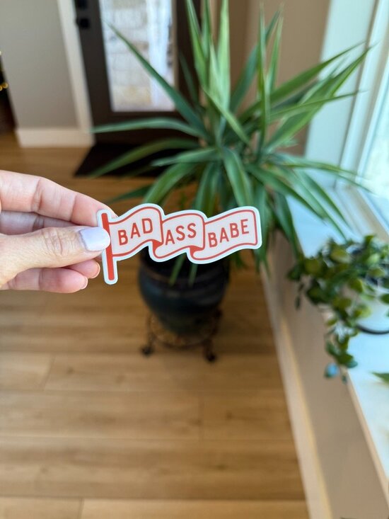 Ruff House Other - 💃 2/$5 Bad Ass Babe Vinyl Sticker